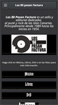 Mobile Screenshot of los80pasanfactura.com