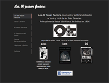 Tablet Screenshot of los80pasanfactura.com